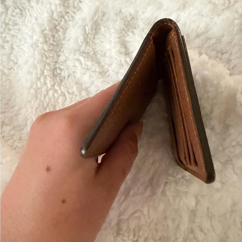 Brown Leather Card Holder - Picture 4 of 5